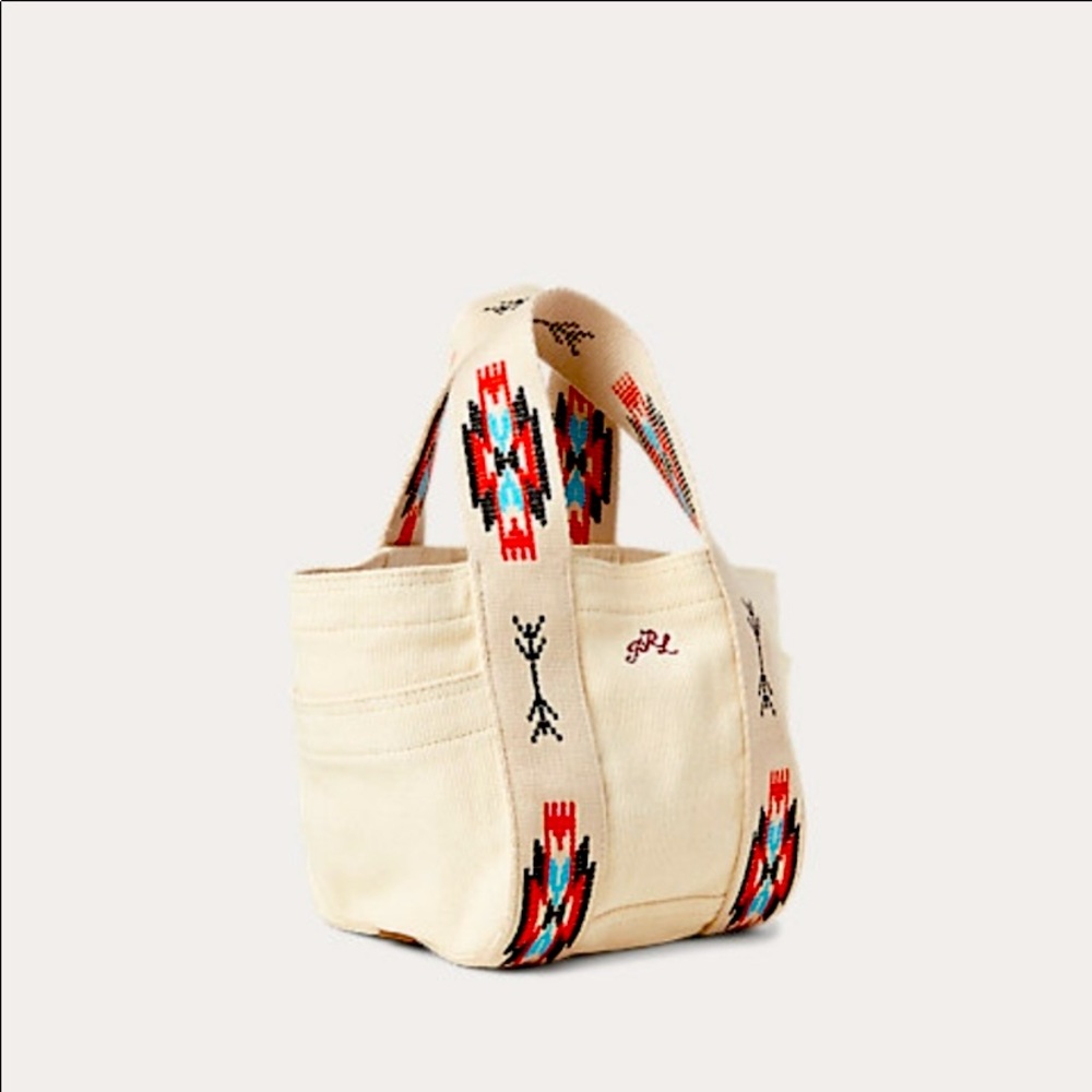 Polo Ralph Lauren Cotton Embroidered Tote